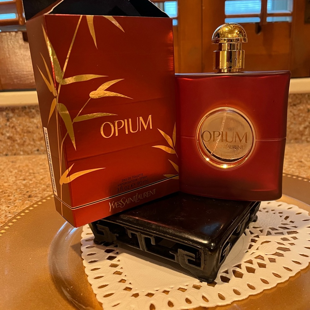 Empty Yves Saint Laurent Opium Bottle/Box